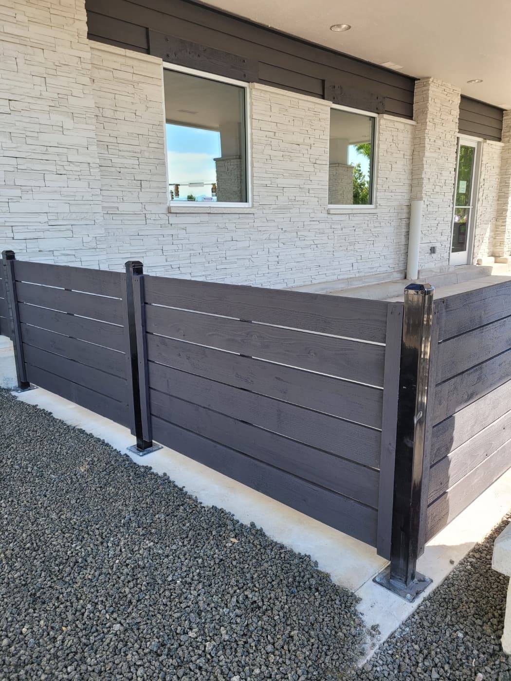 Custom Cedar Fence - Mansell 1