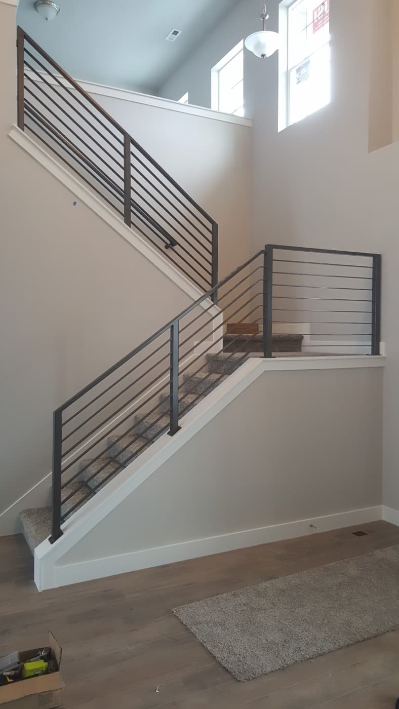 Modern Railing Installation