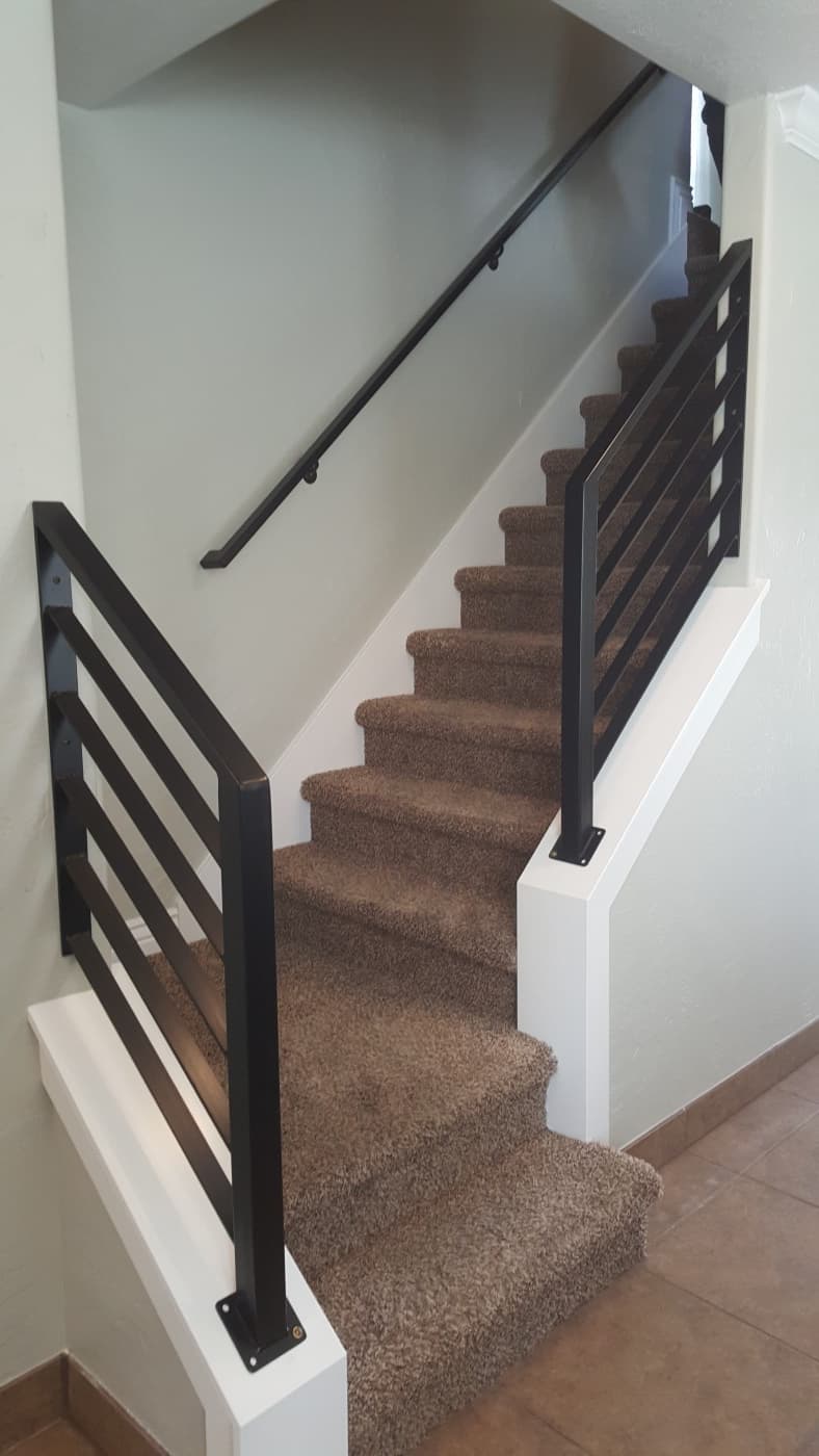 Detailed View of Railing Installation