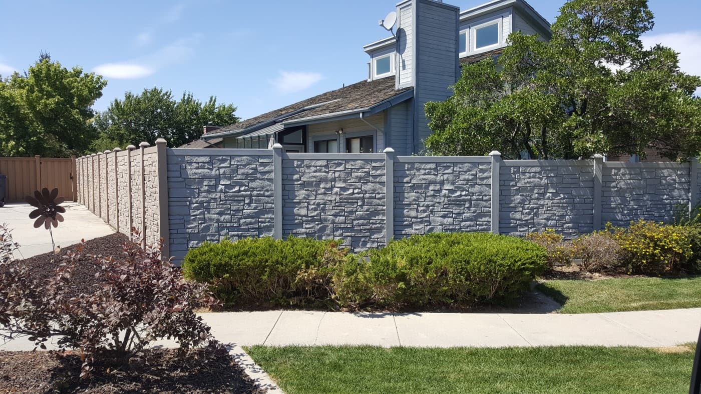 SimTek Privacy Fence Installation