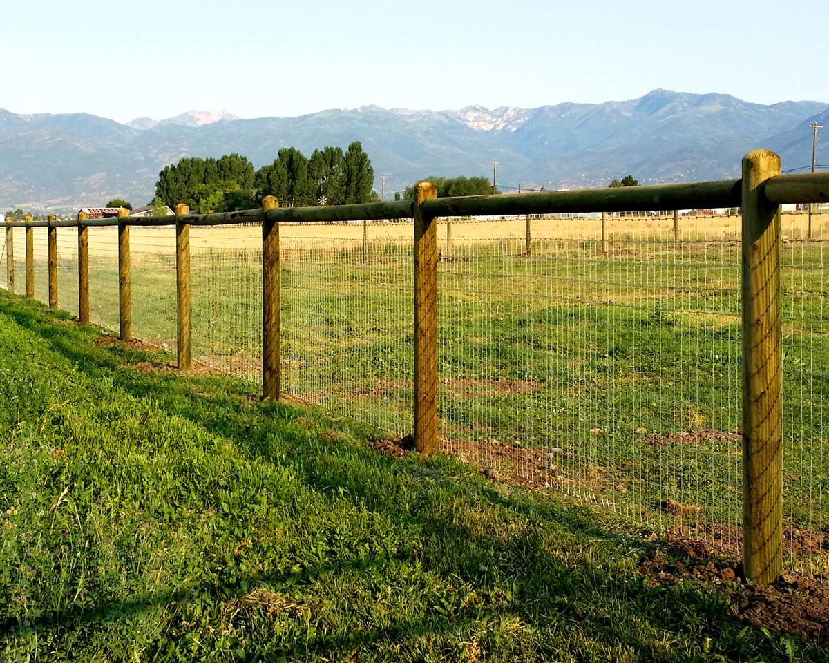 5 Dowel Rail No-Climb Fence