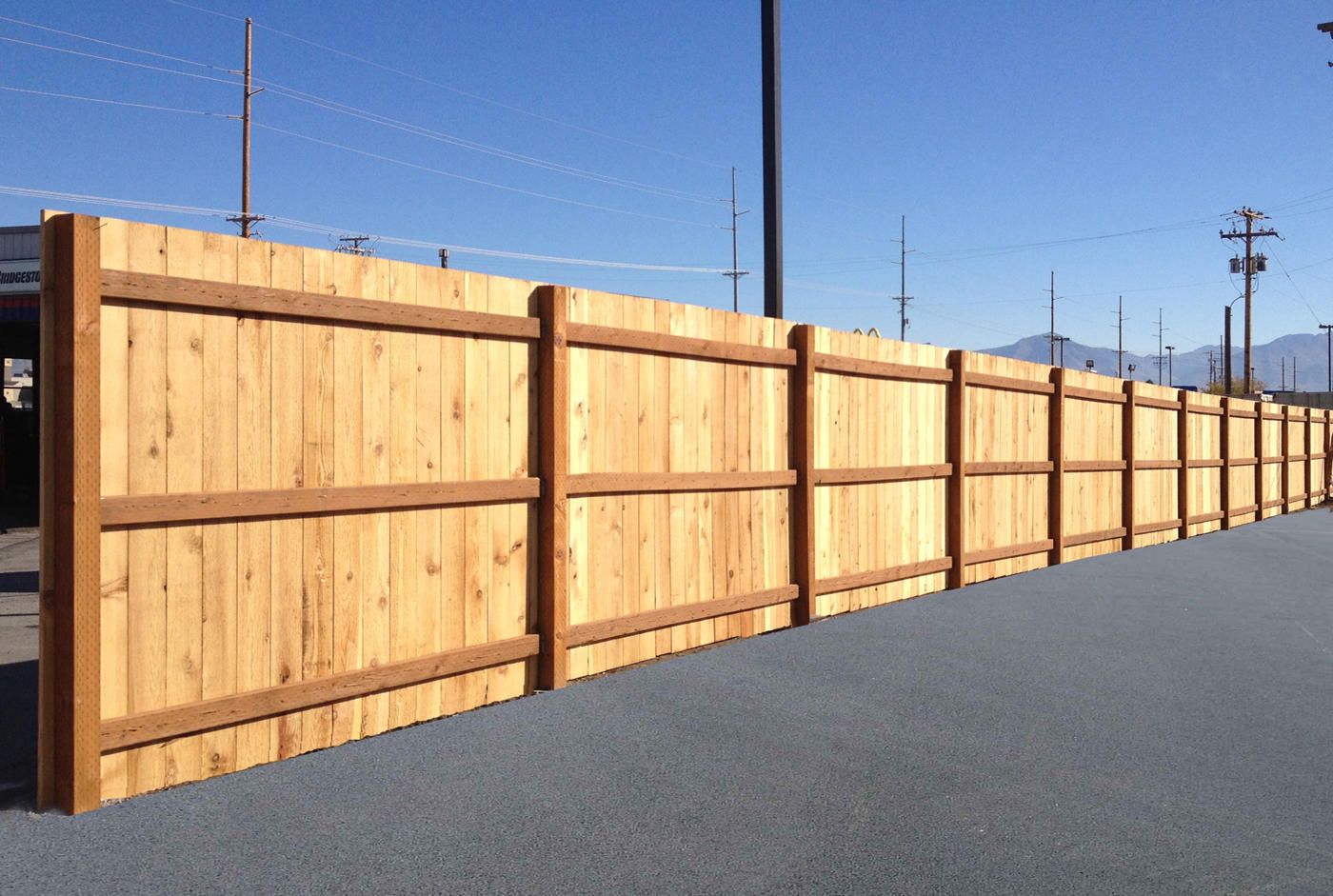 3-Rail Cedar Fence