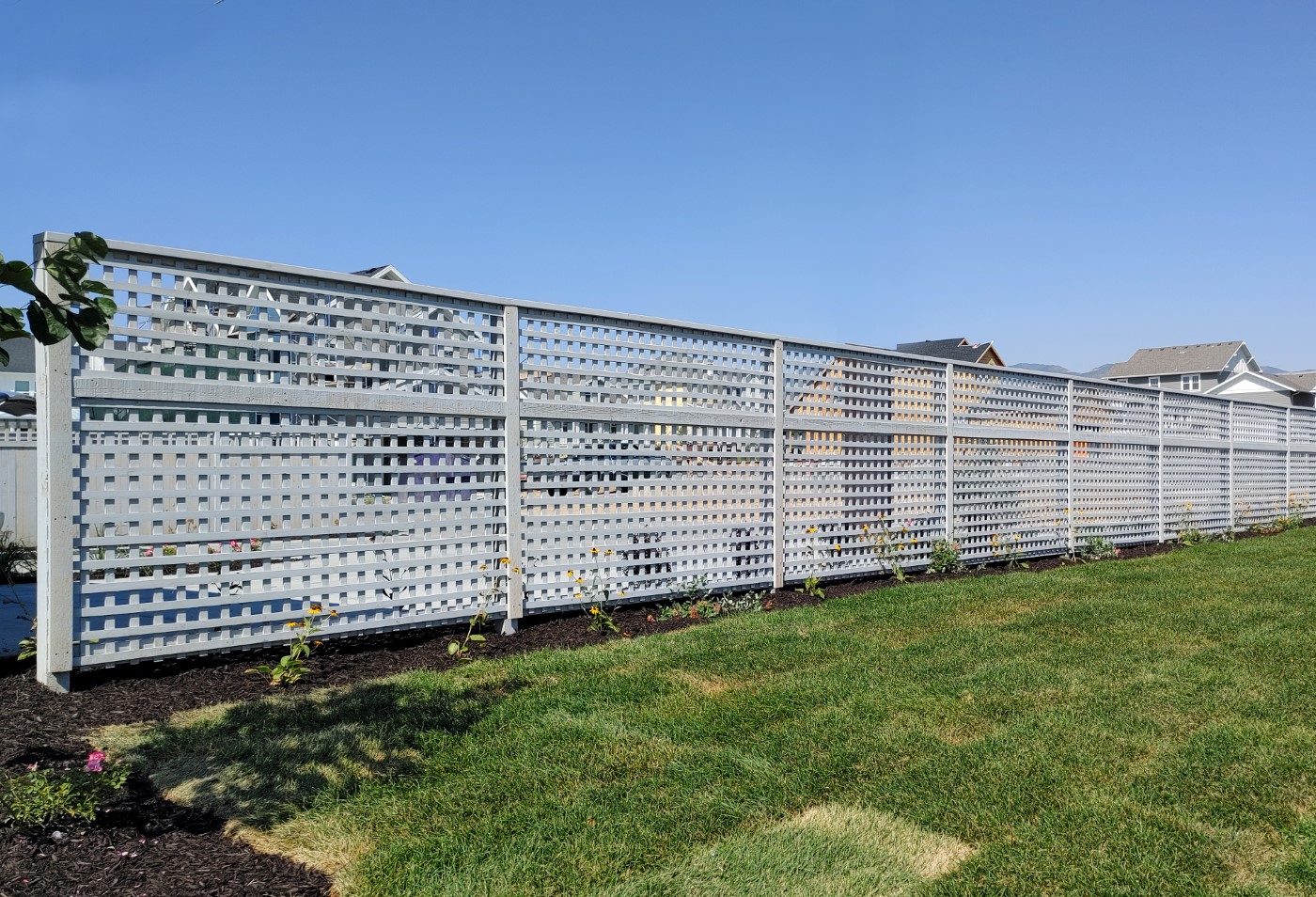 6-Foot Cedar Lattice Fence