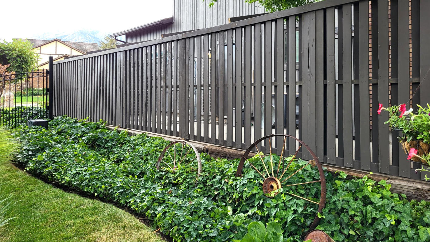 Pallet Style Cedar Fence