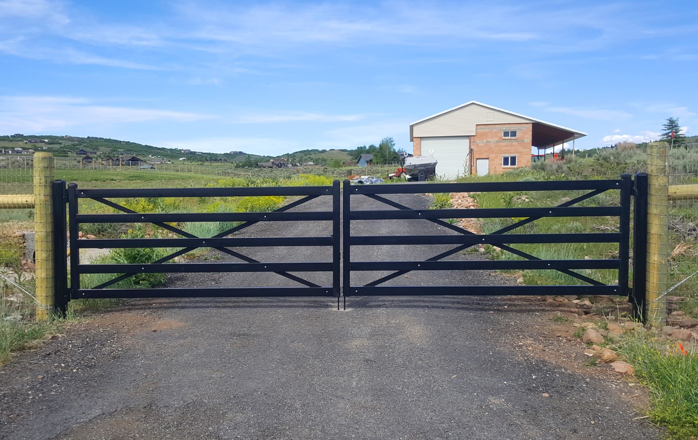 20-Foot Steel Agricultural Gate