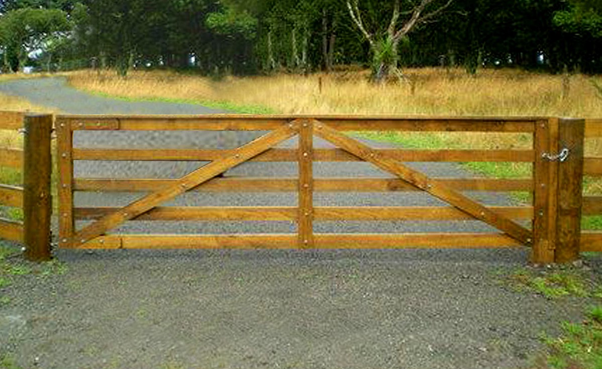 Wooden Agricultural Gate