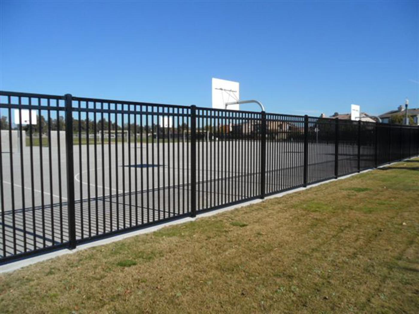 8-Foot Ornamental Iron Fence