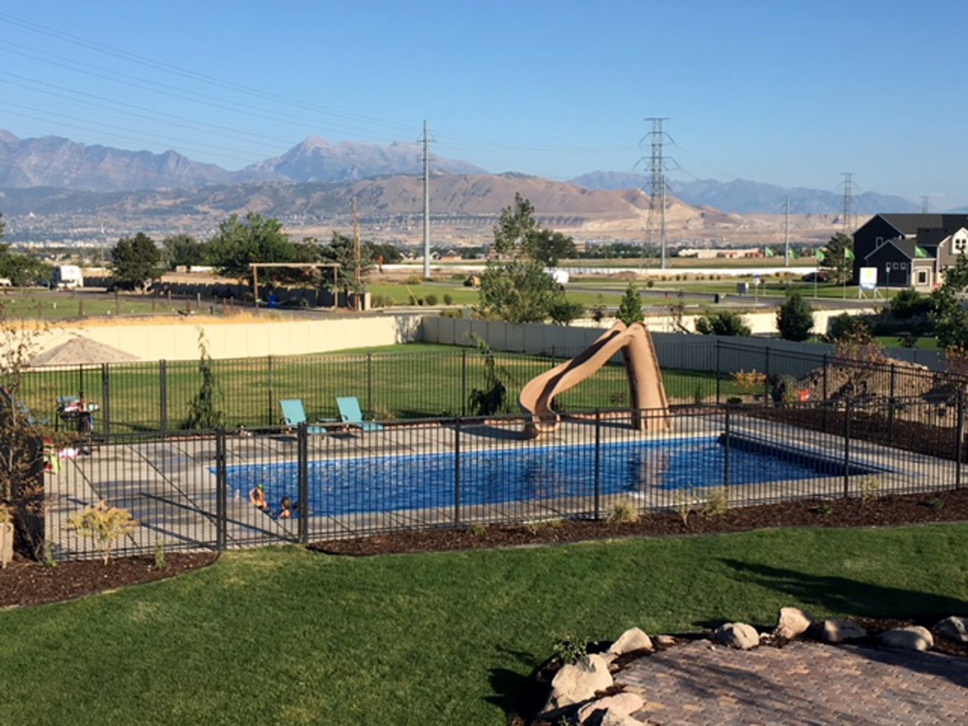 Ornamental Pool Fence