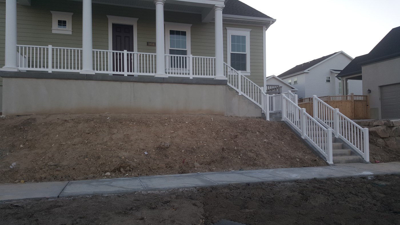 Custom Stair Railing Installation