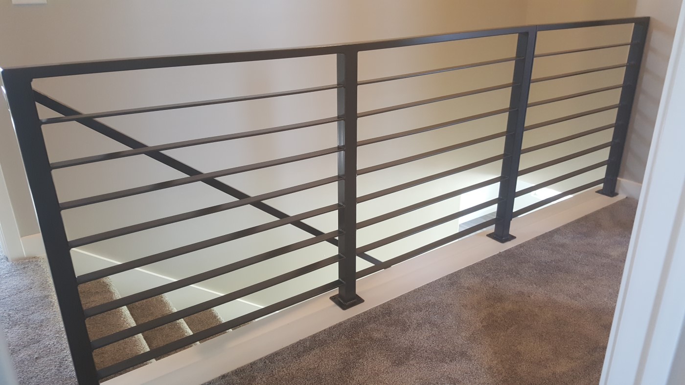 Classic White Railing Installation