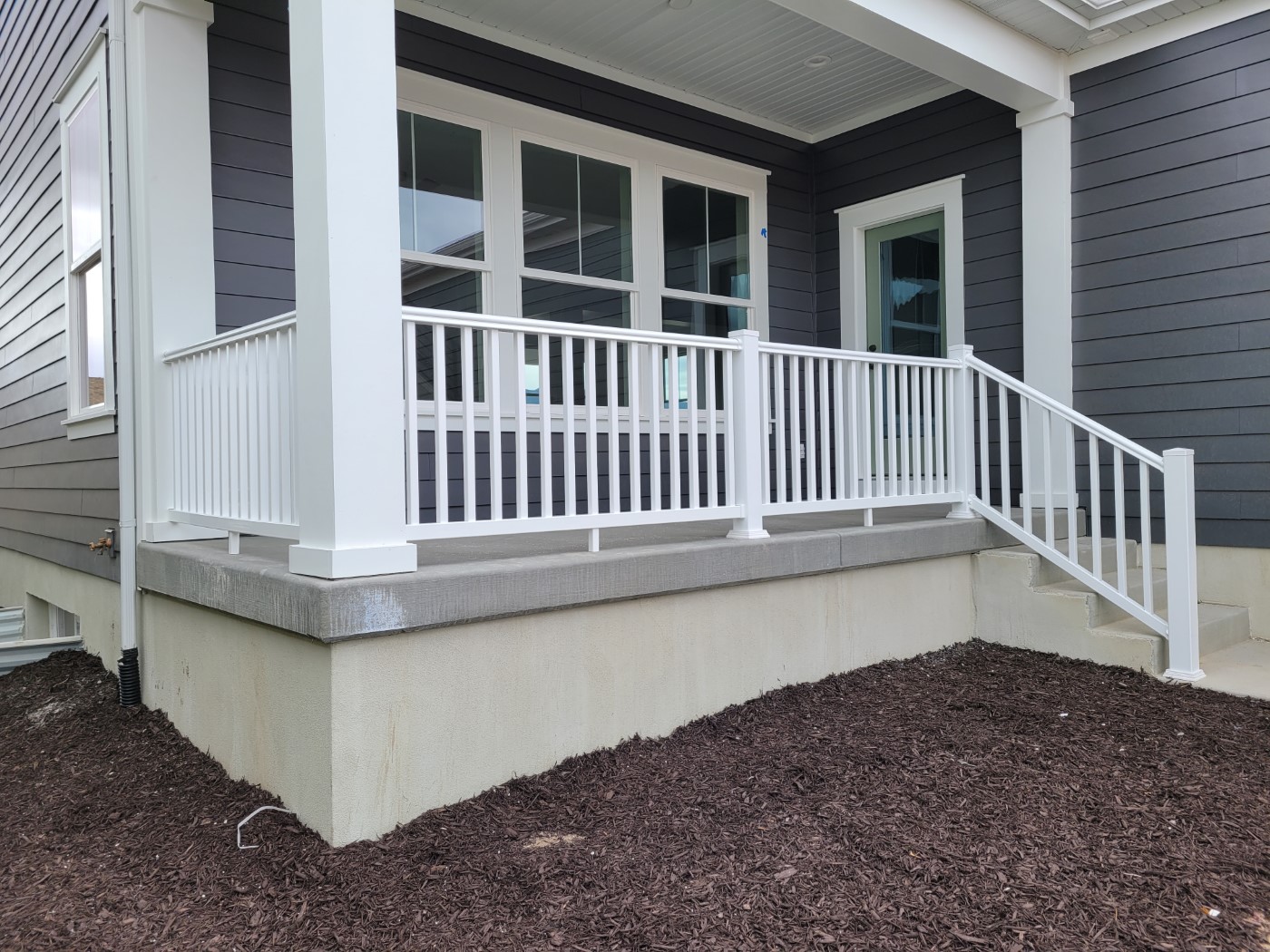 Custom Railing with Sleek Lines