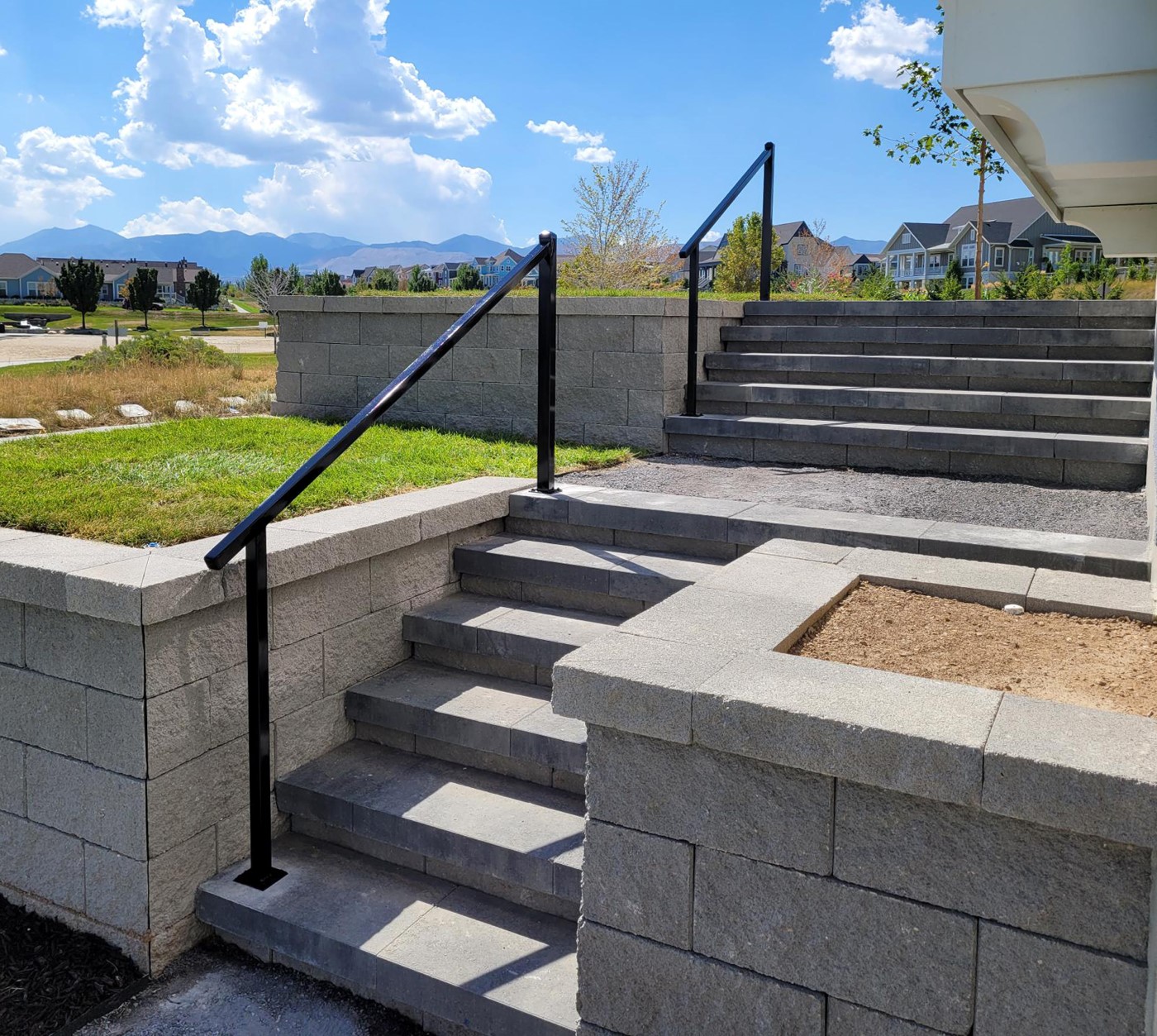 Black Exterior Railing