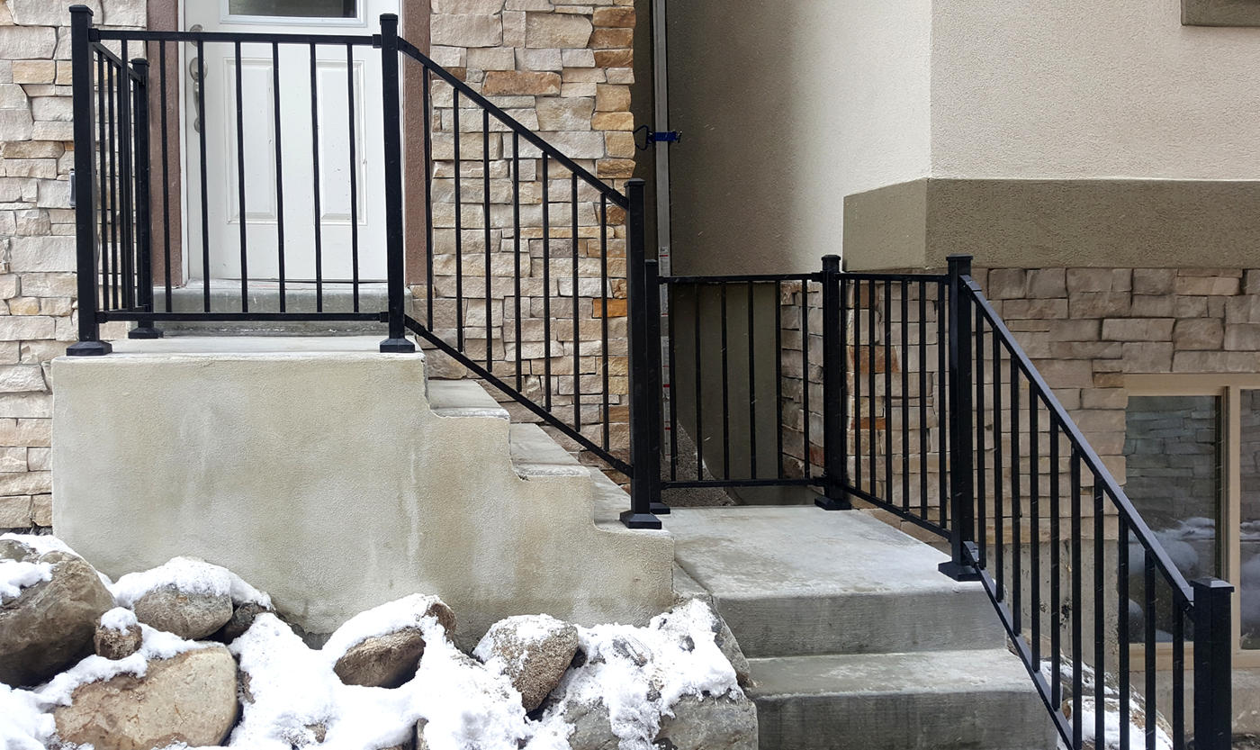 Black Steel Railing