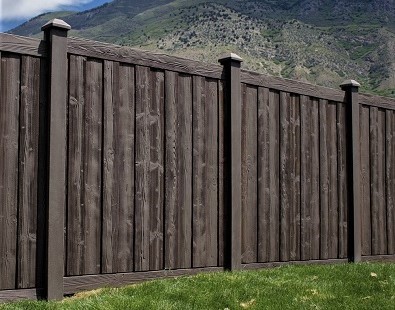 Walnut Brown Ashland Privacy Fence